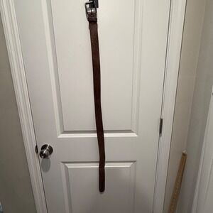 B Mens Belt Genuine Leather Distressed Brown Size 36